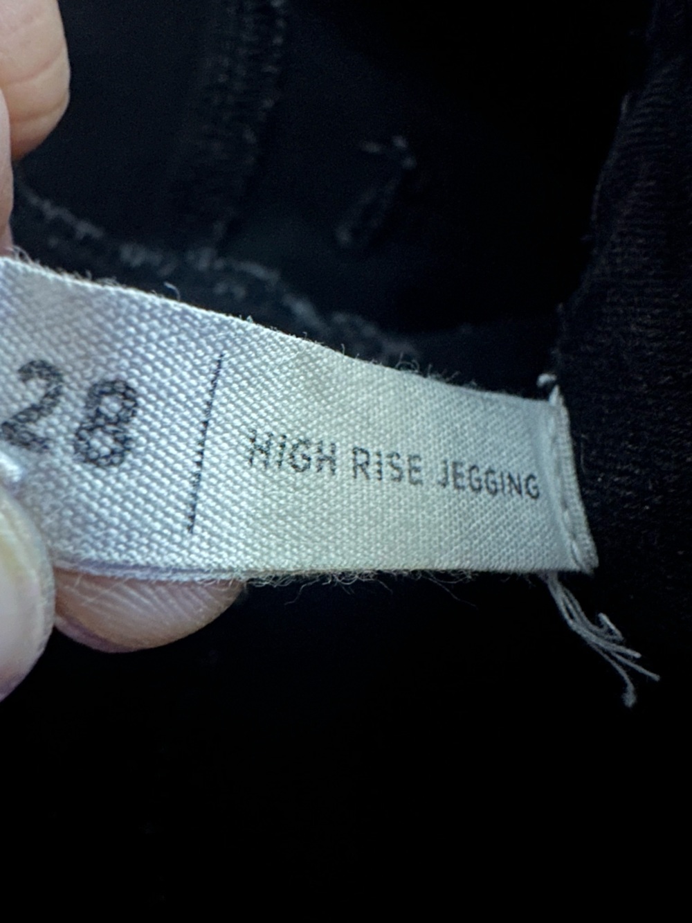 PacSun Womens High Rise Jegging Denim Jeans Distressed Raw Hem Size 28